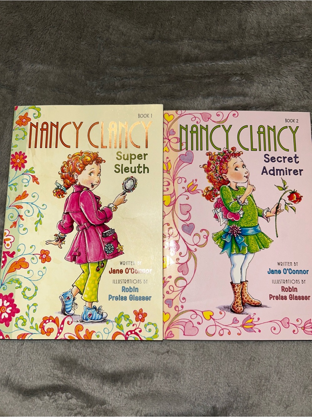 Lot Of 2 Nancy Clancy Paperback Chapter Books, (#1 & #2)